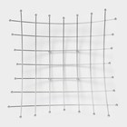 Фруктовница Доляна, 35×35×7.5 см, хромированная - Фото 3