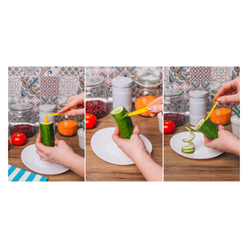 Овощерезка спиралью Доляна «Буратино», 10.5 см, МИКС (комплект 3 шт)