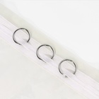 Кольцо для карниза, разъёмное, d=20/24 мм, 10 шт., цвет серебряный - Фото 2