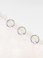 Кольцо для карниза, разъёмное, d=35/38 мм, 10 шт., цвет серебряный - Фото 2