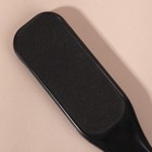 Тёрка для ног, лазерная/наждачная, двусторонняя, 18 см, цвет чёрный - Фото 4