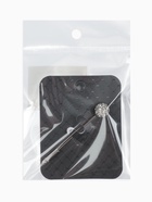 Булавка «Шамбала» классика, 5.5 см, белая в серебре 1484942