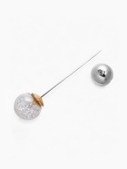 Булавка «Волшебный шар», 7.7 см, белая в серебре - Фото 2