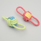 Игрушка канатная «Мяч с ручками», до 35 г, мяч 6 см, цвет МИКС - фото 67922816