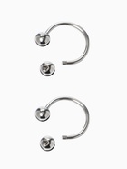 Пирсинг в бровь циркуляр, шар, d=10 мм, пара, цвет серебро - Фото 4