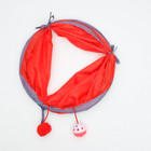 Туннель для кошек с игрушкой, 50 х 25 см, микс цветов - Фото 7