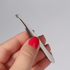 Пинцет скошенный, узкий, 8.5 см - Фото 5