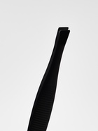 Пинцет скошенный, узкий, 8.5 см, чёрный - Фото 3