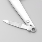 Кусачки книпсер педикюрные, с пилкой, 7.6 см - Фото 3