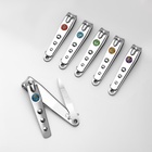 Кусачки книпсер педикюрные, с пилкой, 7.6 см, МИКС - Фото 2