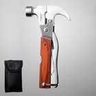 Мультитул 8в1, в чехле, рукоять дерево - Фото 2