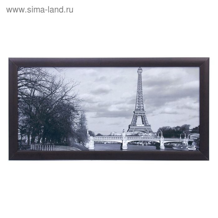 Картина "Париж" 40х77 см рама МДФ - Фото 1