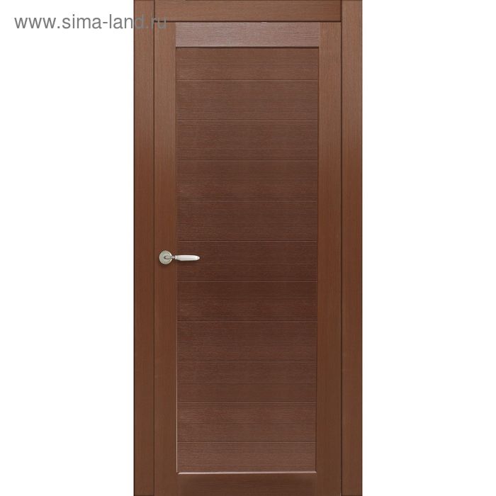 Дверное полотно Аврора Каштан 2000х600 - Фото 1