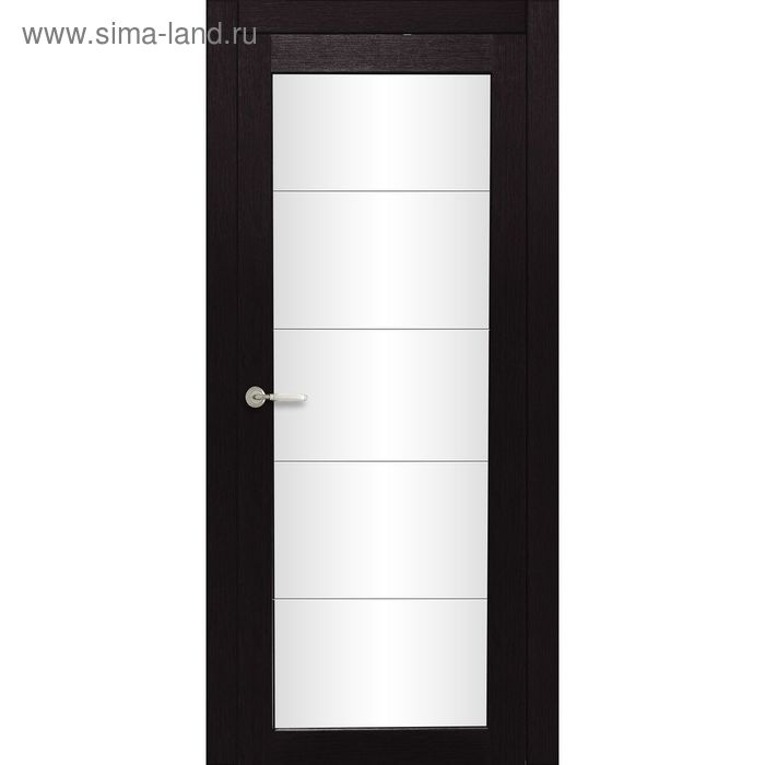 Дверное полотно остекленное Легро Венге 2000х600 - Фото 1