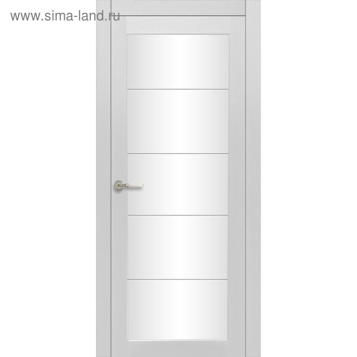 Дверное полотно остекленное Легро Дуб перламутр 2000х600 - Фото 1