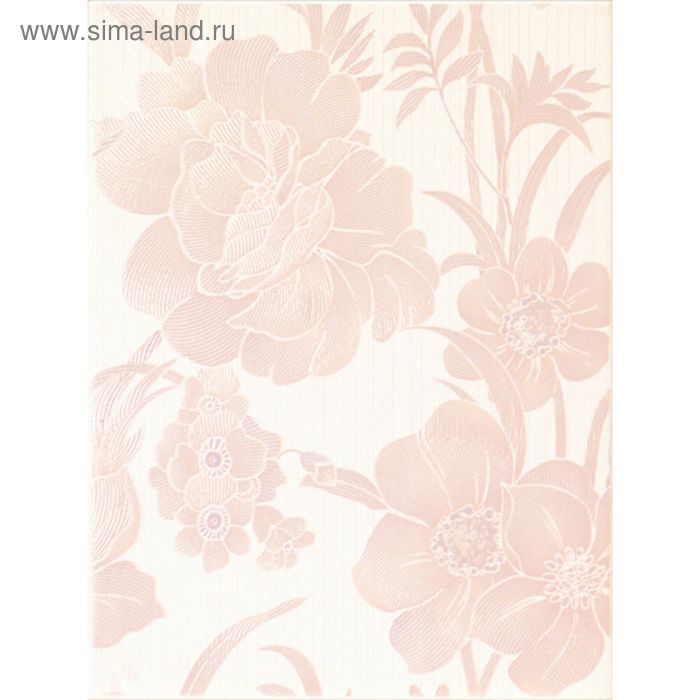 Облицовочная плитка розовая Санремо 33х44 см  SRS 3 (в наборе 1м2) - Фото 1