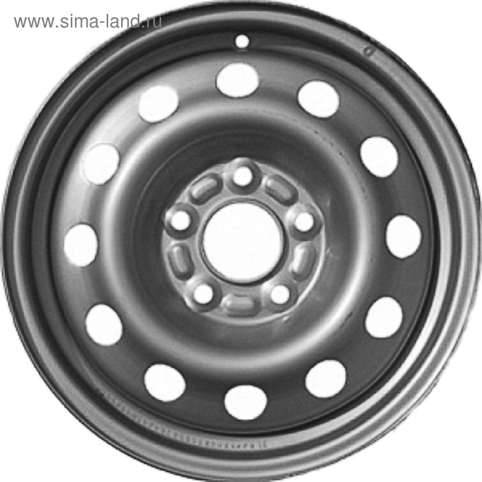 Диск штампованный ТЗСК 6×15 5×139.7 ET40 d=98.5 серебристый - Фото 1