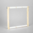 Пяльцы-рамка для вышивания, 30×30 см, цвет светлое дерево - Фото 2