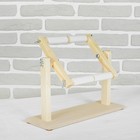 Пяльцы-рамка для вышивания, 20 × 20 см, с подставкой, цвет светлое дерево - Фото 2