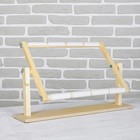 Пяльцы-рамка для вышивания, 30×40 см, с подставкой, цвет светлое дерево - Фото 3