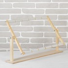 Пяльцы-рамка для вышивания, 40×60 см, с подставкой, цвет светлое дерево - Фото 2