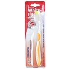 Зубная щётка White Glo Flosser + ластик для удаления налёта, утонченная щетина - Фото 2