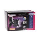 Кронштейн Kromax CASPER-102, для ТВ, наклонно-поворотный, 10"-26", 57-110 мм от стены,черный - Фото 2