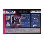 Кронштейн Kromax CASPER-102, для ТВ, наклонно-поворотный, 10"-26", 57-110 мм от стены,черный - Фото 4