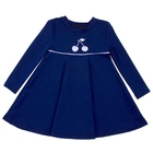 Платье для девочки "Вишенка", рост 98-104 см, цвет тёмно-синий 1021_Д - Фото 1
