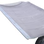 Движок алюминиевый, размер ковша 42 × 75 см, металлическая планка, резиновые ручки, на колёсах d = 25 мм - Фото 10