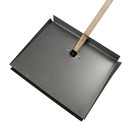 Лопата оцинкованная, ковш 500 × 600 мм, с металлической планкой, деревянный черенок, трёхбортная - Фото 3