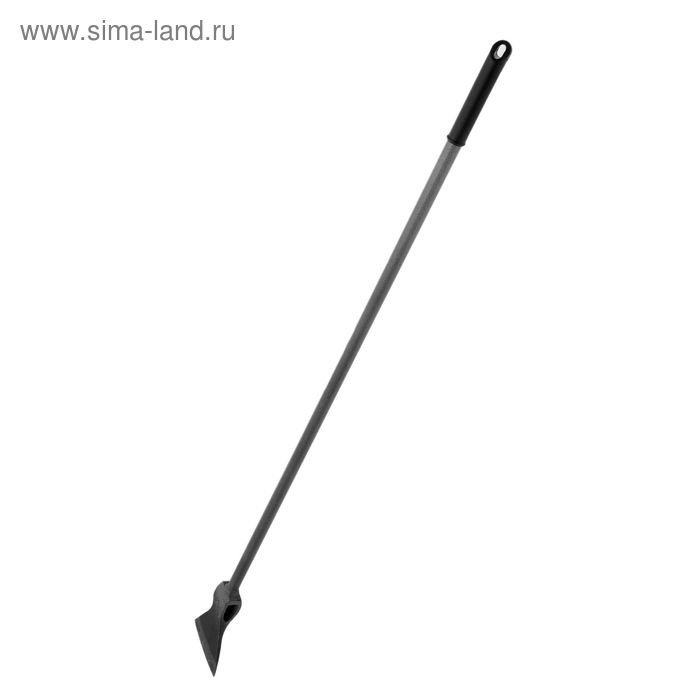 Ледоруб с топором кованый с металлическим черенком, резиновой ручкой, Б-2 - Фото 1