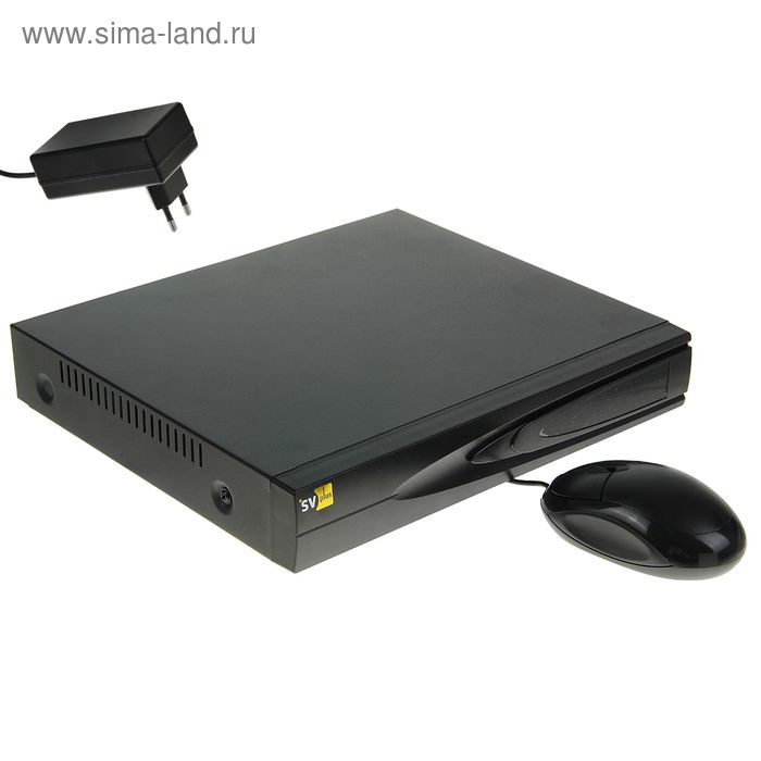 Видеорегистратор SVplus R704, AHD/TVI/CVI/IP, 4 канала, запись 1080 N - Фото 1
