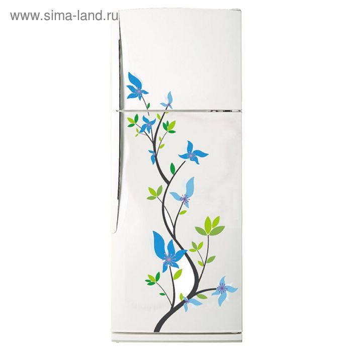 Декоративная цветная наклейка на холодильник из винила "Весна" - Фото 1