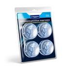 Антивибрационные амортизирующие подставки Тopperr, прозрачные, в блистере, 4 шт. - Фото 1