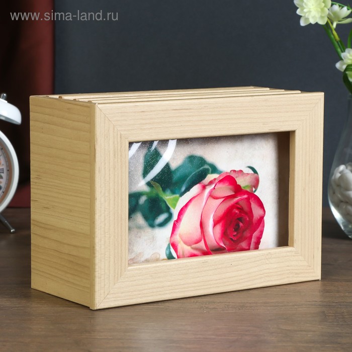 Фотобокс "Роза" fotobox-b02 для фото 18x13, вместимость 96 фото - Фото 1