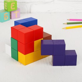 Кубики «Кубики для всех», кубик 3 x 3 см, пособие в наборе, по методике Никитина