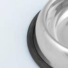 Миска с нескользящим основанием округлая, 470 мл - Фото 3