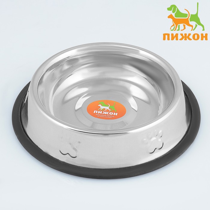 Миска с нескользящим основанием рельефная, 470 мл - Фото 1