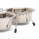 Набор из 2 мисок на подставке, 2×450 мл - Фото 5