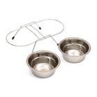 Набор из 2 мисок на подставке, 2×450 мл - Фото 7