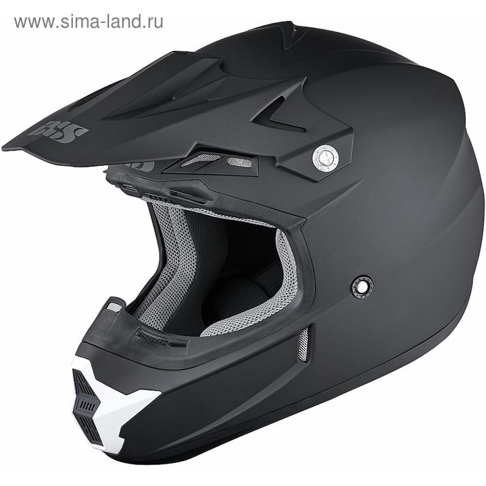 Шлем кроссовый HX 261 чёрный, матовый - Фото 1