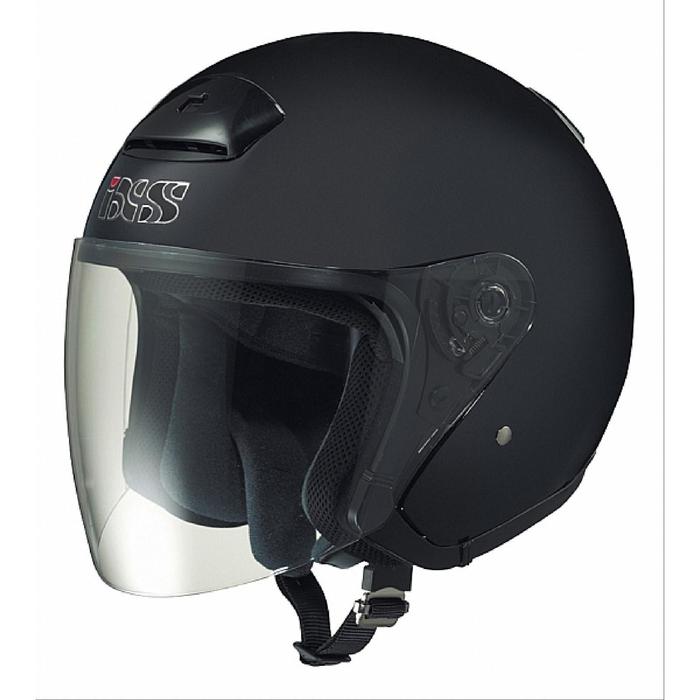 Шлем открытый HX118 чёрный, матовый - Фото 1