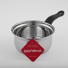 Сотейник Доляна «Индия», 900 мл, d=15.5 см, пластиковая ручка, нержавеющая сталь - Фото 7
