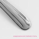 Вилка столовая Доляна «Классик», длина 18 см, толщина 1,2 мм, цвет серебряный - Фото 2