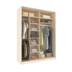 

Шкаф-купе Добротный 2 зеркала Венге Светлый