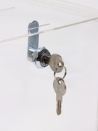 Ящик для сбора денег с врезным замком, отверстие 100×4 мм, оргстекло 2 мм, 20×20×20 см - Фото 5