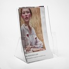 Настольная подставка А5, 15×10×21 см, оргстекло 2 мм, В ЗАЩИТНОЙ ПЛЁНКЕ - Фото 3