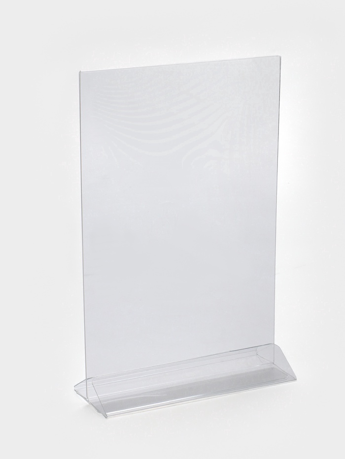 Двухсторонняя подставка А4, оргстекло 1 мм, 21×8.5×32.8 см - Фото 1
