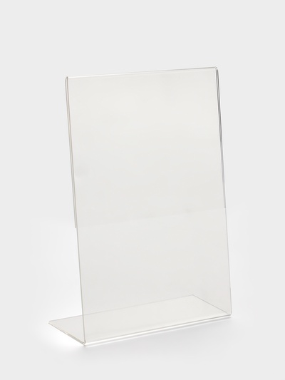 Односторонняя подставка А4 вертикальная, 21×9×29 см, оргстекло 3 мм